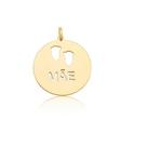 Pingente Mãe Ouro 18 kilates Peso 1.05 Gramas 15 mm
