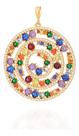 Pingente Mandala Roda Da Vida, Cravejado Por 542268 Pingente Mandala Roda Da Vida, Cravejado Por 542268