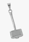 Pingente martelo de xangô banhado a rhodium Pingente martelo de xangô banhado a rhodium
