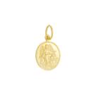 Pingente Medalha Anjo Da Guarda Dupla Face Ouro Amarelo 18kl Pingente Medalha Anjo Da Guarda Dupla Face Ouro Amarelo 18kl
