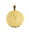 Pingente Medalha Ave Maria 25mm