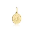 Pingente Medalha Batismo Ouro Amarelo 18 Kl Modelo 02 Pingente Medalha Batismo Ouro Amarelo 18 Kl Modelo 02