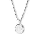 Pingente Medalha Cruz de São Bento em Aço inox