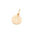 Pingente medalha da fé folheado BRANCO 542136 Rommanel