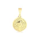 Pingente Medalha Dizeres Pequeno Príncipe Folheado A Ouro Pingente Medalha Dizeres Pequeno Príncipe Folheado A Ouro