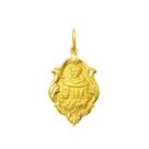 Pingente Medalha Frei Galvão Ouro 18K Ornato Grande K230 Pingente Medalha Frei Galvão Ouro 18K Ornato Grande K230