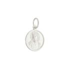 Pingente Medalha Jesus Cristo Maciço Prata 925 Kl