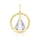 Pingente Medalha N.S Aparecida Ouro 18k
