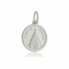 Pingente Medalha Nossa Senhora De Aparecida Prata 925 Kl