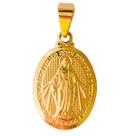 Pingente Medalha Religiosa Nossa Senhora das Graças Semijoia + Garantia e Caixinha
