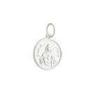 Pingente Medalha Sagrado Coração De Jesus Prata 925 Kl
