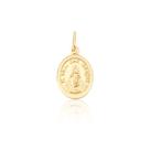 Pingente medalha santa nossa senhora das graças Ouro 18k