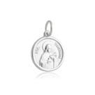 Pingente Medalha Santa Terezinha Prata 925 Kl