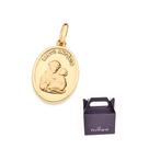 Pingente Medalha Santo Antônio Banhado Ouro Rommanel 542832