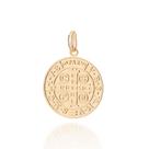 Pingente medalha são bento banhada a ouro 542860 Rommanel Pingente medalha são bento banhada a ouro 542860 Rommanel