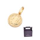 Pingente Medalha São Bento Banhado à Ouro Rommanel 542835 Pingente Medalha São Bento Banhado à Ouro Rommanel 542835