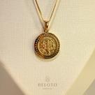 Pingente medalha são bento banhado em prata 925 Pingente medalha são bento banhado em prata 925