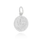 Pingente Medalha São Bento Delicada Prata 925 Kl