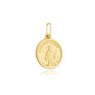 Pingente Medalha São Francisco De Assis Ouro Amarelo 18 Kl Pingente Medalha São Francisco De Assis Ouro Amarelo 18 Kl