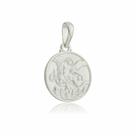 Pingente Medalha São Miguel Dupla Face Prata 925kl Mod 02