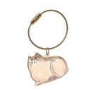 Pingente Memorial Transparente Em Formato De Gato E Cachorro, Chaveiro Adorável Para Coletar Pelos,