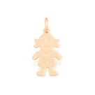 Pingente menina folheado a ouro 540176 Rommanel Pingente menina folheado a ouro 540176 Rommanel