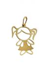 Pingente Menina Ouro 18k - 0.96