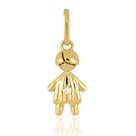 Pingente Menino com Diamante Trabalhado em Ouro 18k Pingente Menino com Diamante Trabalhado em Ouro 18k