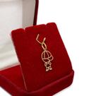 Pingente Menino Criança Em Ouro 18k