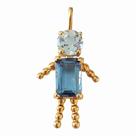 pingente menino ouro 18k topazio sky 4mm e topazio london 4.x6mm naturais rosangela lima joias pingente menino ouro 18k topazio sky 4mm e topazio london 4.x6mm naturais rosangela lima joias