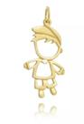 Pingente Menino Vazado Ouro 18 Kl Pingente Menino Vazado Ouro 18 Kl