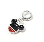 Pingente Mickey banhado a Prata Pulseiras de Berloques