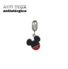 Pingente Mickey em Aço Inox Antialérgico Pulseiras Berloque