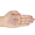 PINGENTE MINI CARA DE GATO AMETISTA - (2 a 3)cm