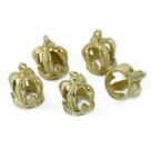 Pingente Mini Coroa em Metal Dourado - 10 Unidades