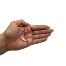 PINGENTE MINI LUA CRISTAL - (2,5 a 4)cm - BANHO DE OURO
