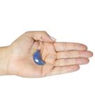 PINGENTE MINI LUA QUARTZO AZUL - (2,5 a 4)cm - BANHO DE OURO