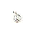 Pingente Mini Medalha de Nossa Senhora Aparecida em Prata 925 Pingente Mini Medalha de Nossa Senhora Aparecida em Prata 925