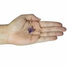 PINGENTE MINI MERKABÁ AMETISTA - (1 a 2)cm - PRATA 925