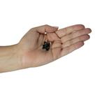 PINGENTE MINI MERKABÁ OBSIDIANA - (1 a 2)cm - PRATA 925