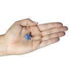 PINGENTE MINI MERKABÁ QUARTZO AZUL - (1 a 2)cm - PRATA 925