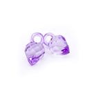 Pingente Morango Facetado Acrílico Roxo Transparente 10x16mm 10pçs 8g Pingente Morango Facetado Acrílico Roxo Transparente 10x16mm 10pçs 8g