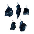 Pingente Natural De Pedra Shungite Shungita Bruta - Proteção