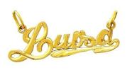 Pingente Nome Manuscrito Em Ouro 18k Com 4 Letras K120
