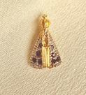 Pingente Nossa Senhora Aparecida 13mm Pingente Nossa Senhora Aparecida 13mm
