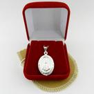 Pingente Nossa Senhora Aparecida 28mm Folheada Prata Pi172