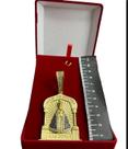 Pingente nossa senhora aparecida - banhado a ouro