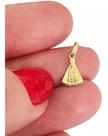 PINGENTE NOSSA SENHORA APARECIDA EM OURO 18K DUPLA FACE (cod35)