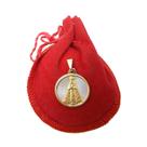 Pingente Nossa Senhora Aparecida Folheado Ouro 18k Pi104