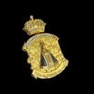 Pingente Nossa Senhora - Banhado a Ouro 18k